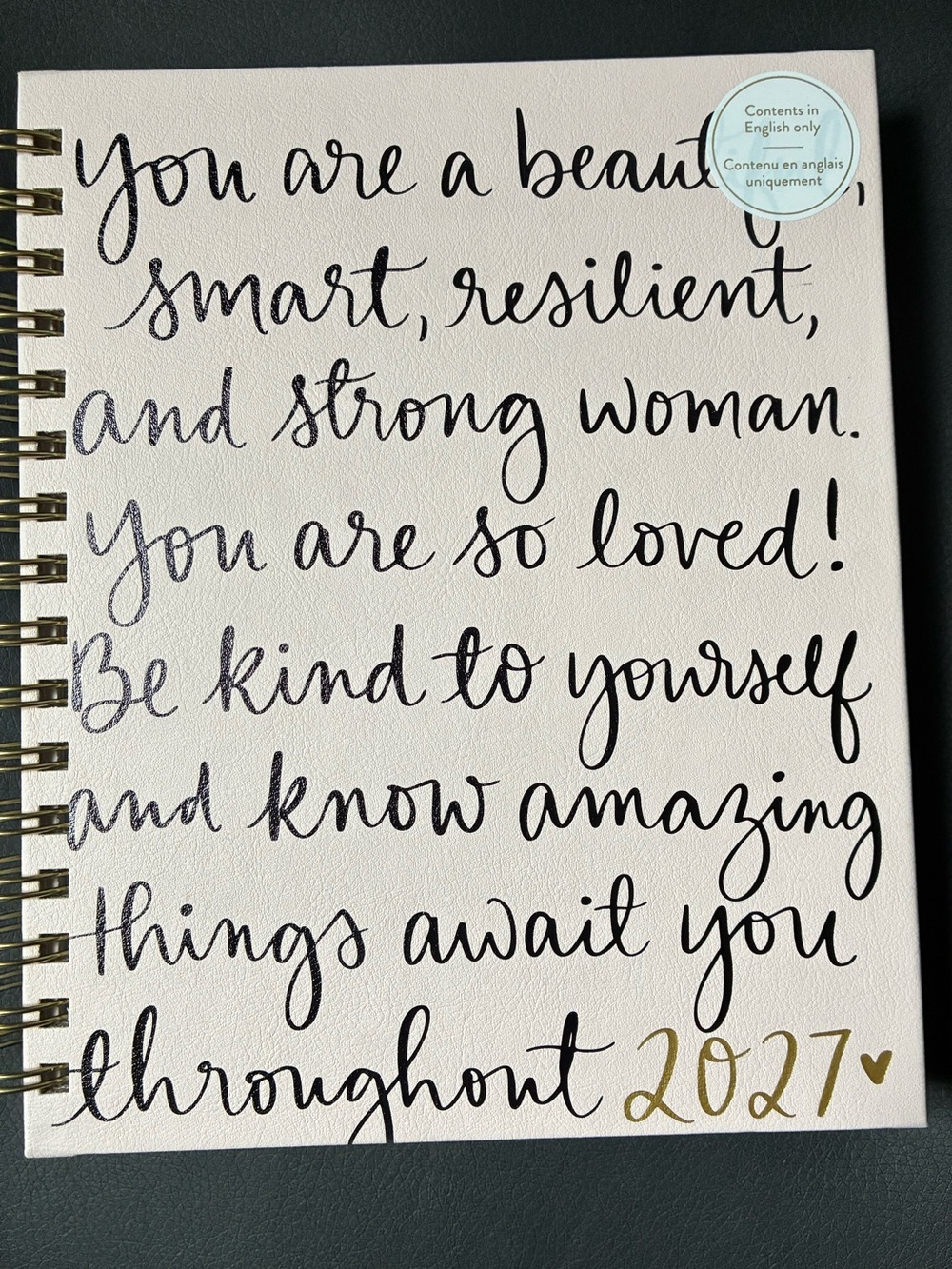 2026-27 Motivational Day Planner 18 months